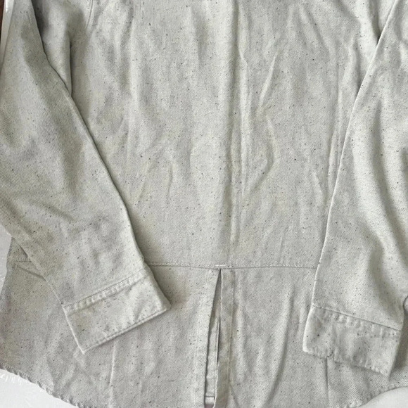 NorthFace Women XL Shirt Grey Black Specks Cotton Outdoor Hiking Trail Active - Picture 9 of 14